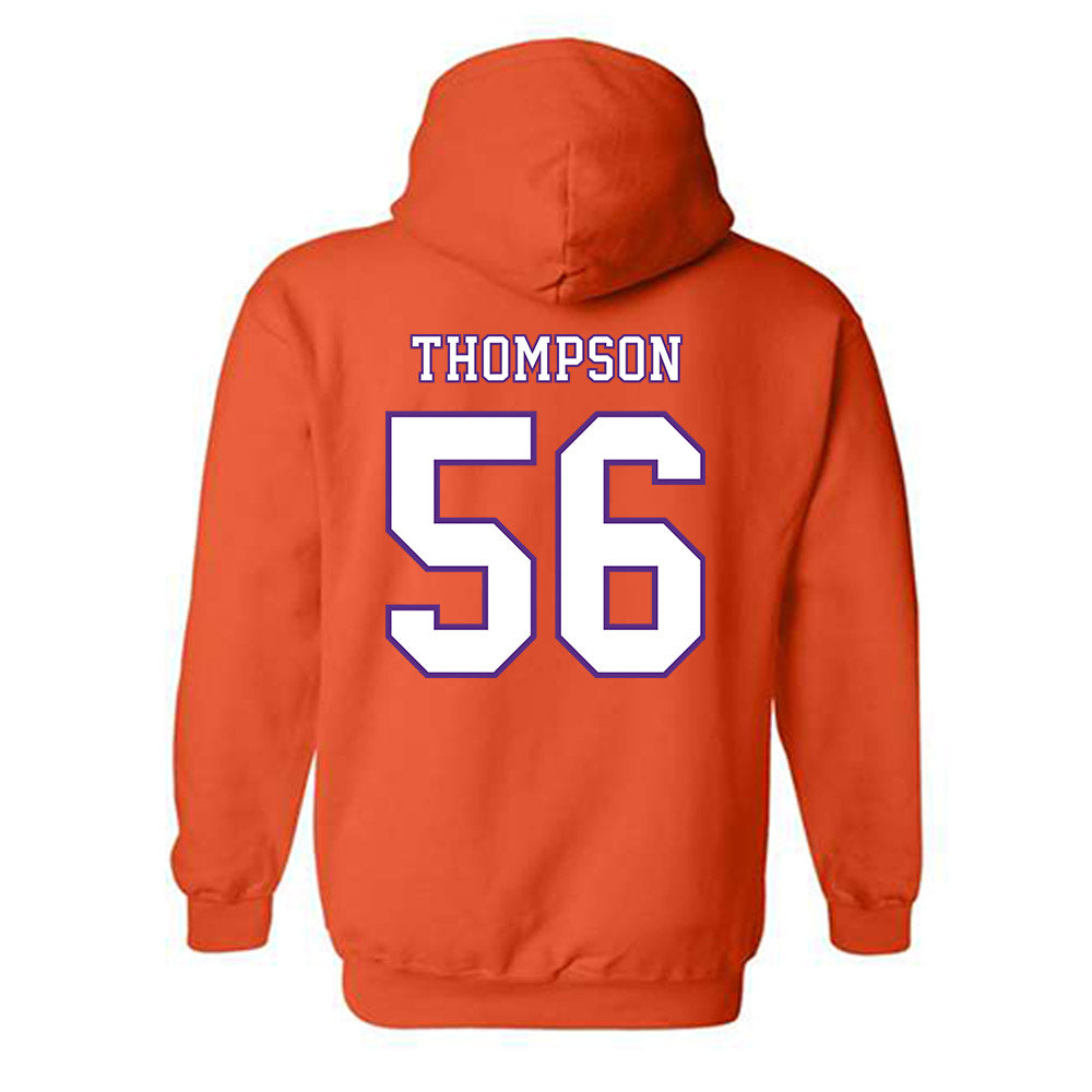 Clemson - NCAA Football : Champ Thompson - Replica Shersey Hooded Sweatshirt