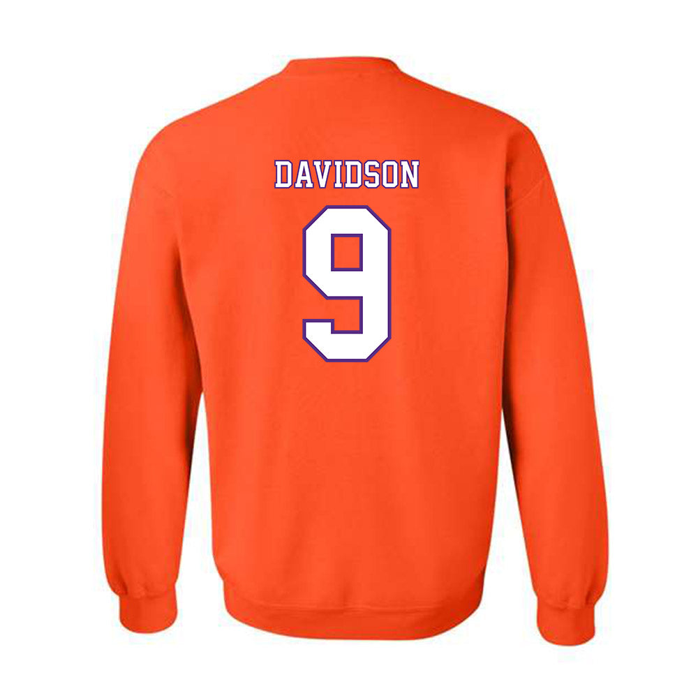 Clemson - NCAA Football : Gideon Davidson - Replica Shersey Crewneck Sweatshirt-1