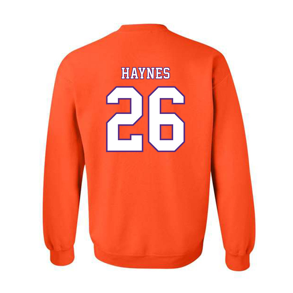 Clemson - NCAA Football : Jay Haynes - Replica Shersey Crewneck Sweatshirt-1