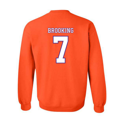 Clemson - NCAA Football : Logan Brooking - Replica Shersey Crewneck Sweatshirt-1