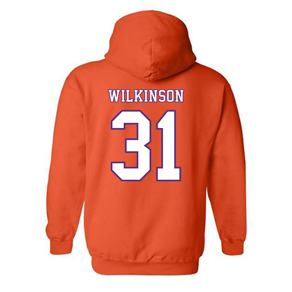 Clemson - NCAA Football : Joe Wilkinson - Replica Shersey Hooded Sweatshirt-1
