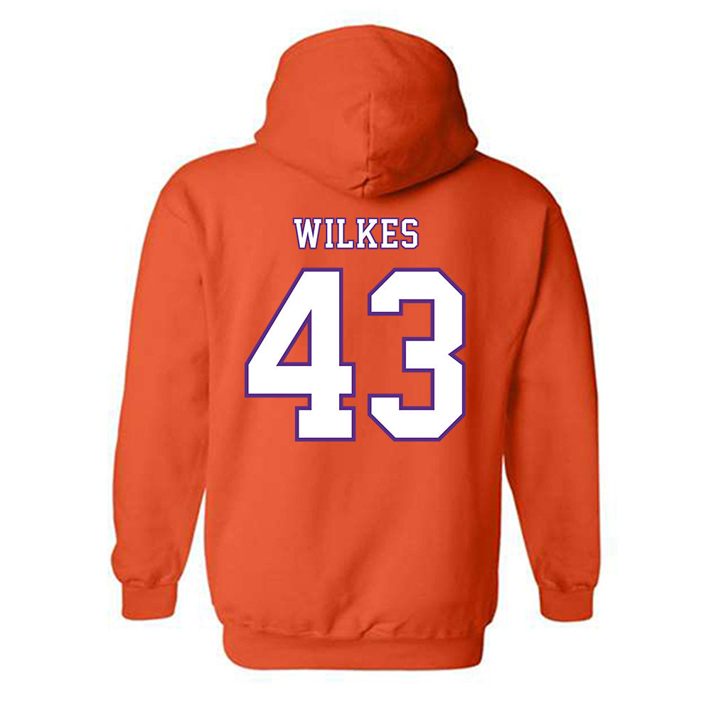 Clemson - NCAA Football : Billy Wilkes - Replica Shersey Hooded Sweatshirt-1