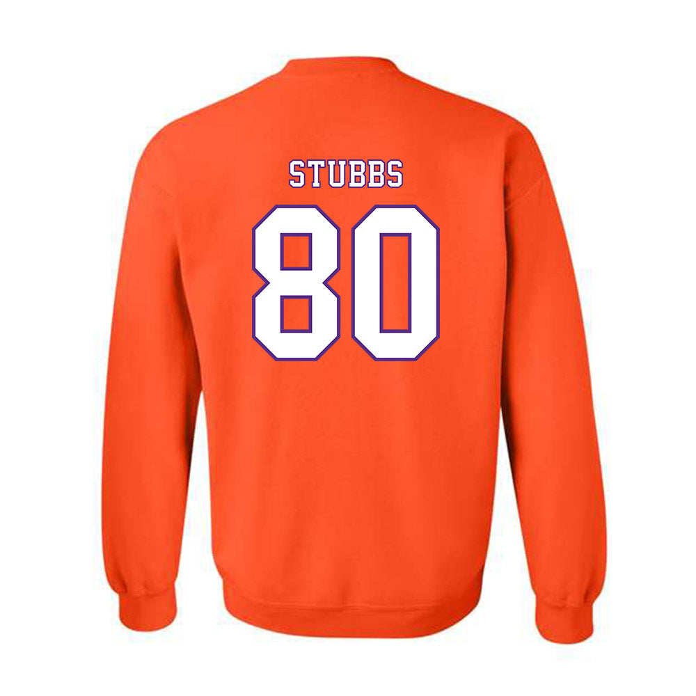 Clemson - NCAA Football : Luke Stubbs - Replica Shersey Crewneck Sweatshirt-1