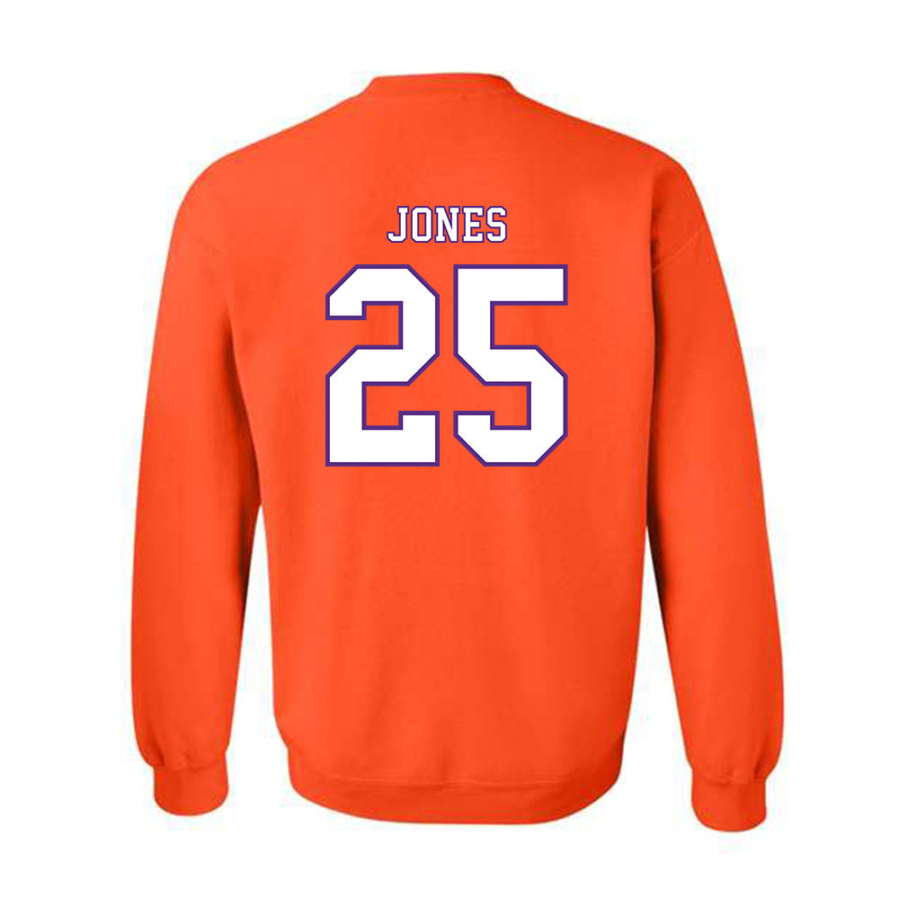 Clemson - NCAA Football : Ricardo Jones - Replica Shersey Crewneck Sweatshirt-1