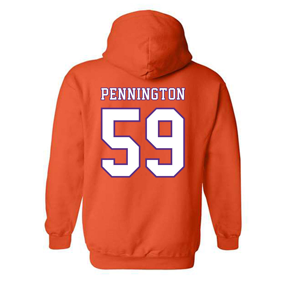 Clemson - NCAA Football : Dietrick Pennington - Replica Shersey Hooded Sweatshirt-1