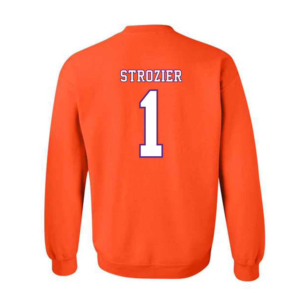 Clemson - NCAA Football : Branden Strozier - Replica Shersey Crewneck Sweatshirt-1