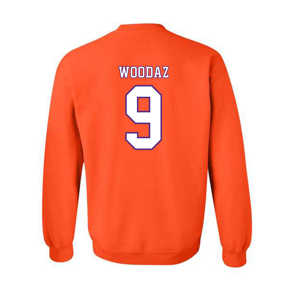 Clemson - NCAA Football : Drew Woodaz - Replica Shersey Crewneck Sweatshirt-1