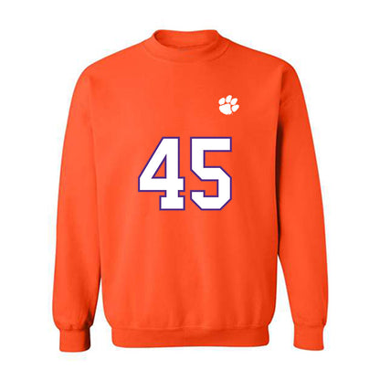 Clemson - NCAA Football : Vic Burley - Replica Shersey Crewneck Sweatshirt-0