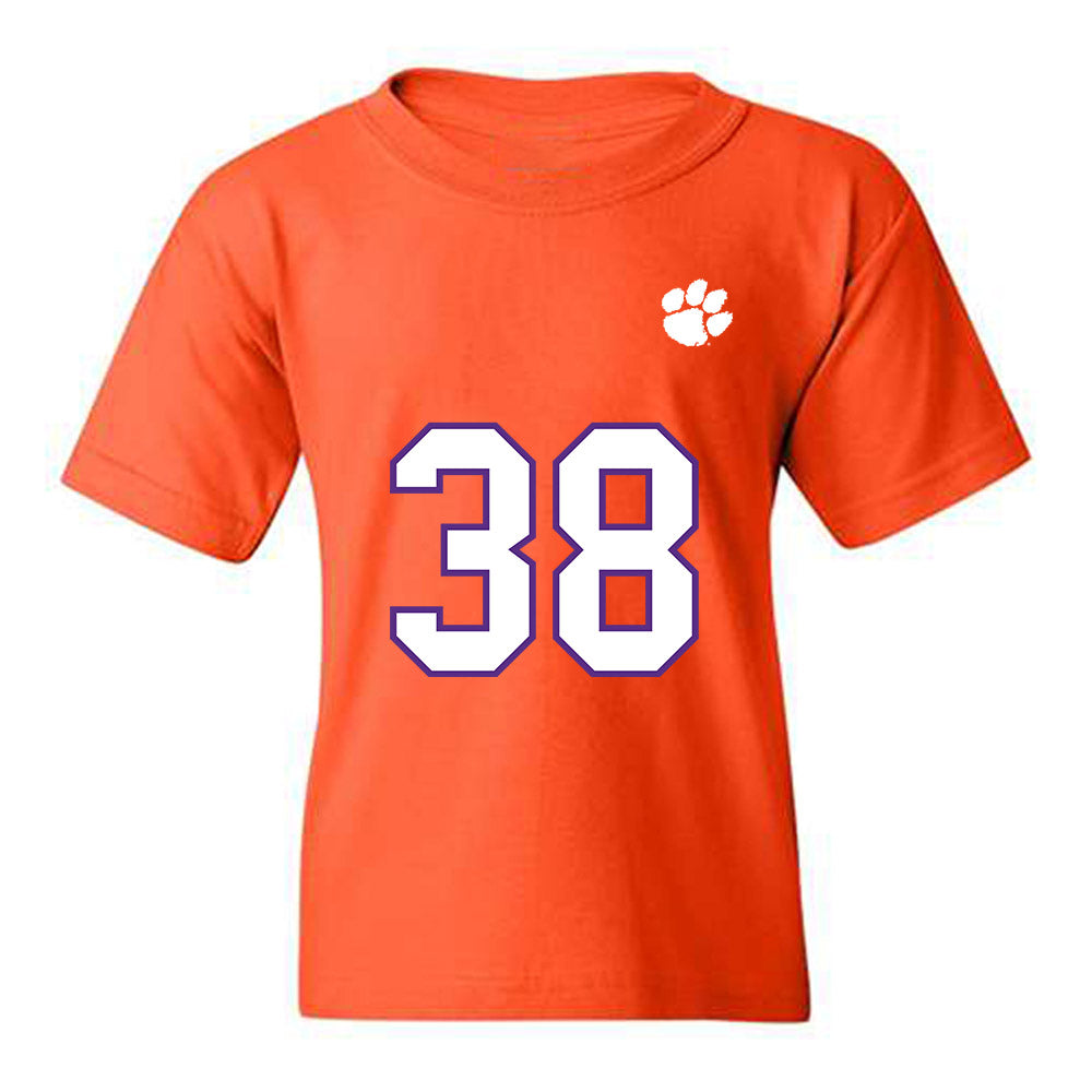Clemson - NCAA Football : Robert Gunn III - Replica Shersey Youth T-Shirt-0