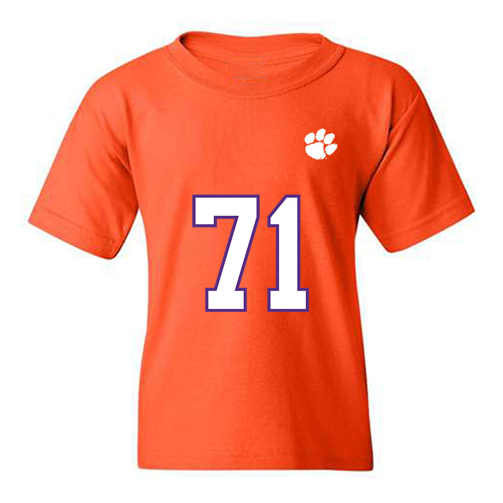 Clemson - NCAA Football : Tristan Leigh - Replica Shersey Youth T-Shirt-0
