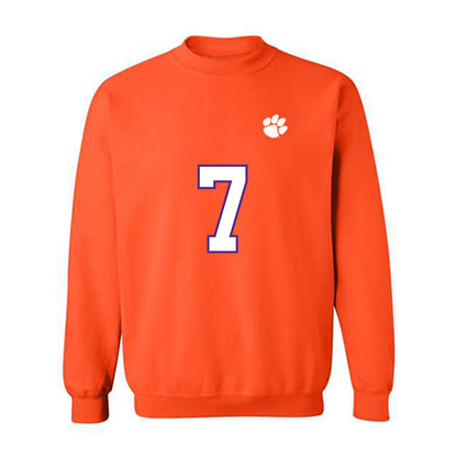 Clemson - NCAA Football : Logan Brooking - Replica Shersey Crewneck Sweatshirt-0