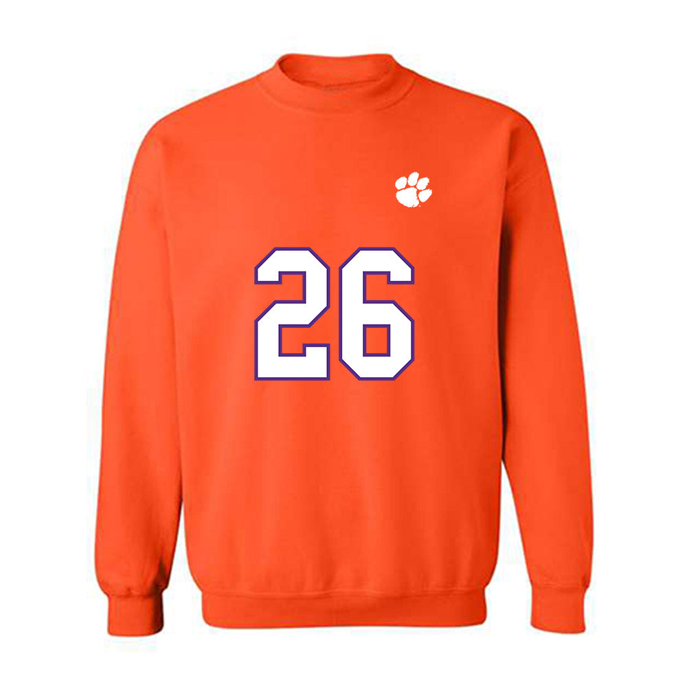 Clemson - NCAA Football : Jay Haynes - Replica Shersey Crewneck Sweatshirt-0
