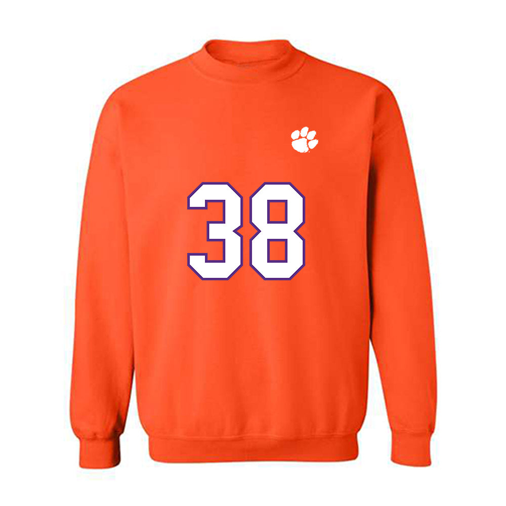 Clemson - NCAA Football : Dominic Staten - Replica Shersey Crewneck Sweatshirt-0