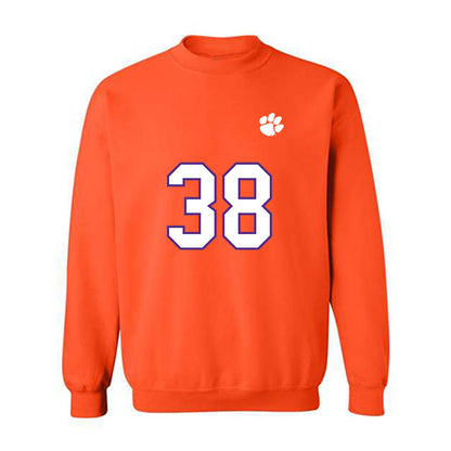 Clemson - NCAA Football : Dominic Staten - Replica Shersey Crewneck Sweatshirt-0