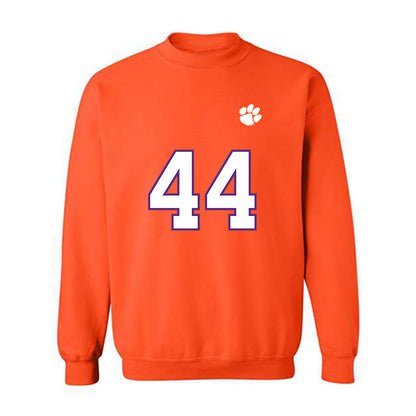 Clemson - NCAA Football : Cade Denhoff - Replica Shersey Crewneck Sweatshirt-0