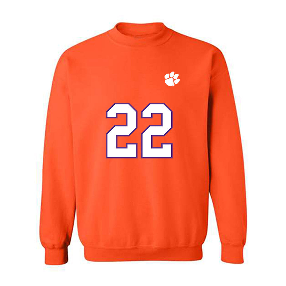 Clemson - NCAA Football : Dee Crayton - Replica Shersey Crewneck Sweatshirt-0