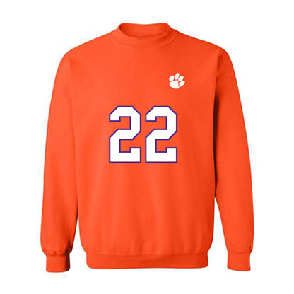 Clemson - NCAA Football : Dee Crayton - Replica Shersey Crewneck Sweatshirt-0