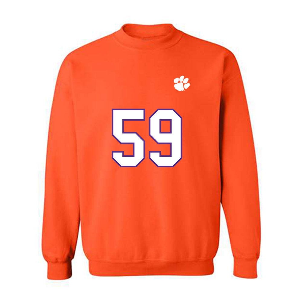 Clemson - NCAA Football : Dietrick Pennington - Replica Shersey Crewneck Sweatshirt-0
