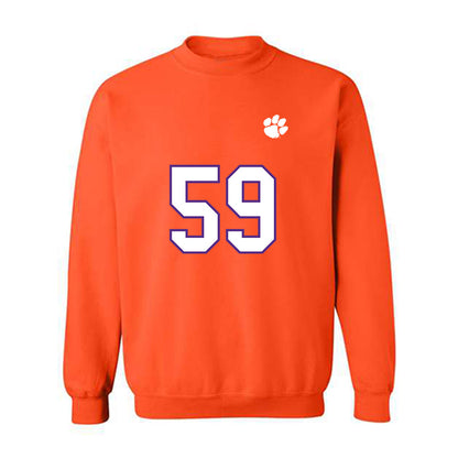 Clemson - NCAA Football : Dietrick Pennington - Replica Shersey Crewneck Sweatshirt-0