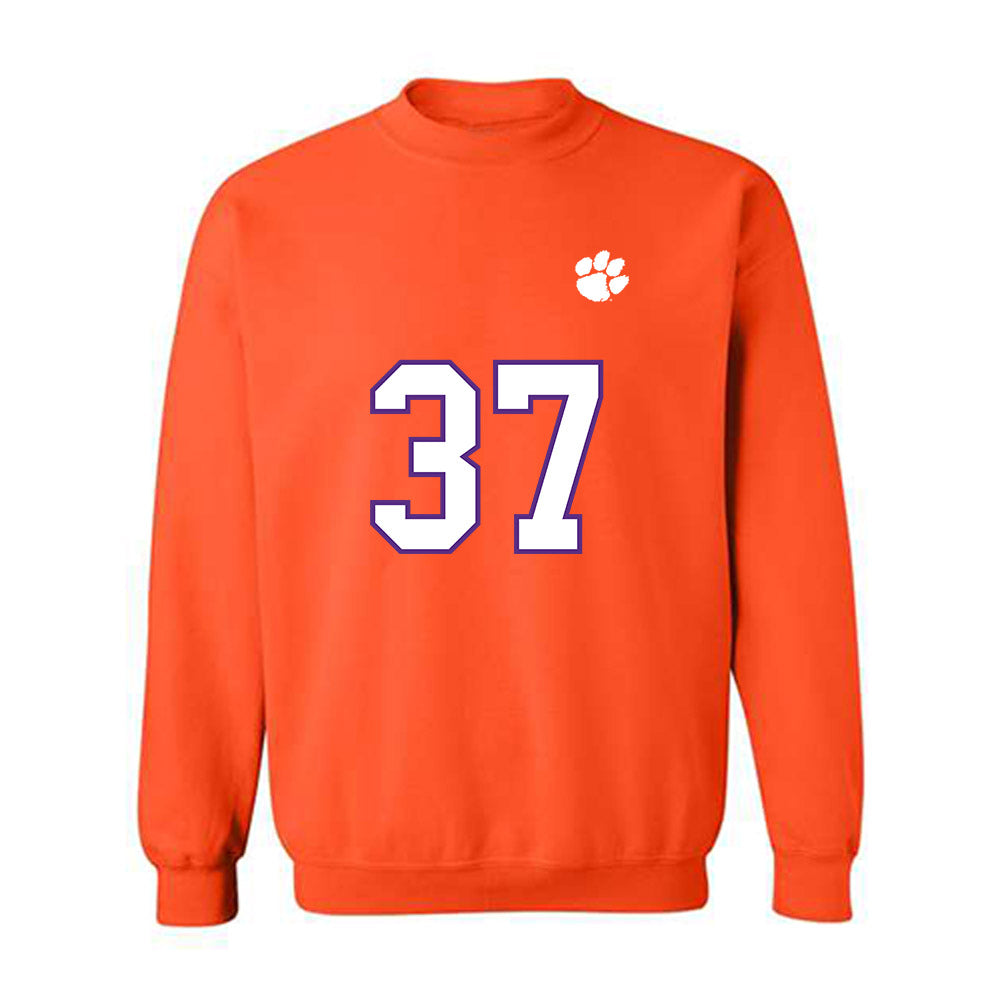 Clemson - NCAA Football : Logan Anderson - Replica Shersey Crewneck Sweatshirt-0