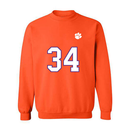 Clemson - NCAA Football : Max Wilson - Replica Shersey Crewneck Sweatshirt-0