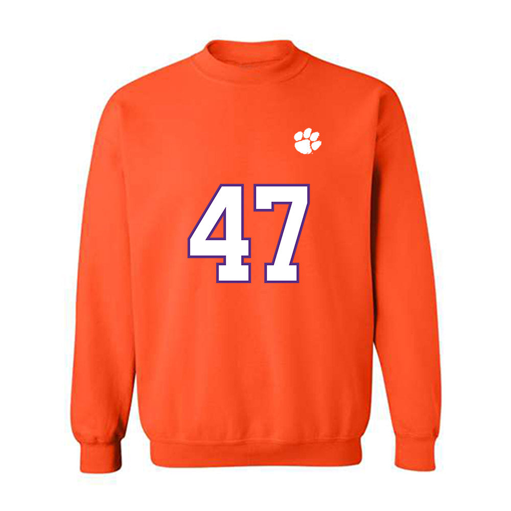 Clemson - NCAA Football : Sammy Brown - Replica Shersey Crewneck Sweatshirt