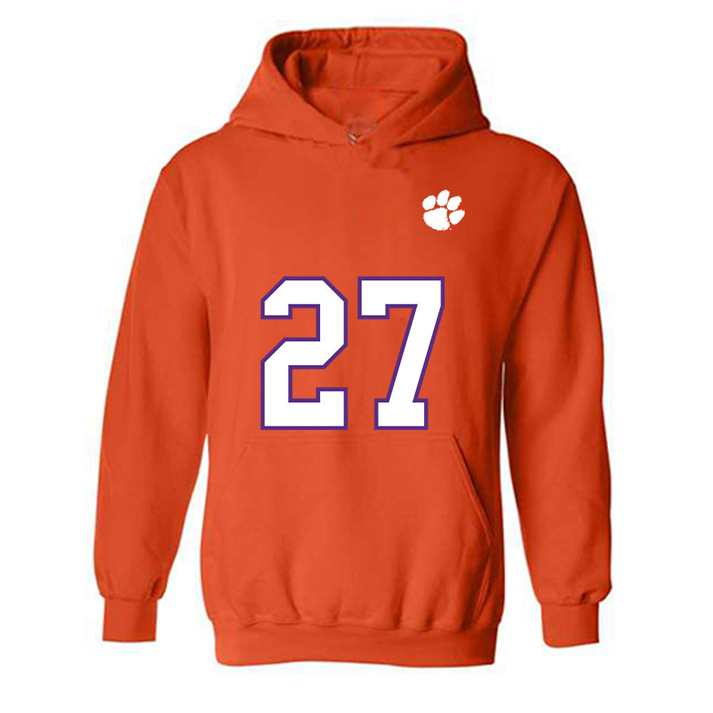 Clemson - NCAA Football : Noah Dixon - Replica Shersey Hooded Sweatshirt-0