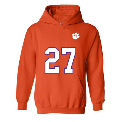 Clemson - NCAA Football : Noah Dixon - Replica Shersey Hooded Sweatshirt-0