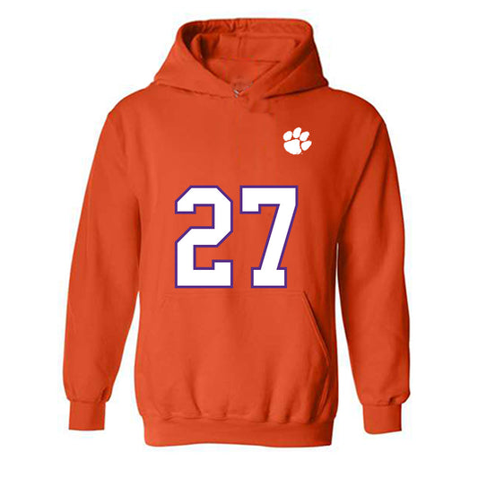 Clemson - NCAA Football : Noah Dixon - Replica Shersey Hooded Sweatshirt-0