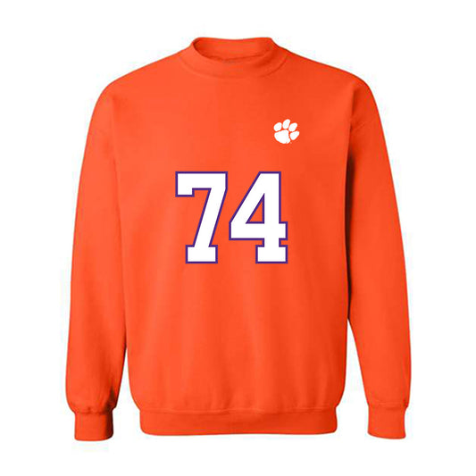 Clemson - NCAA Football : Brayden Jacobs - Replica Shersey Crewneck Sweatshirt-0