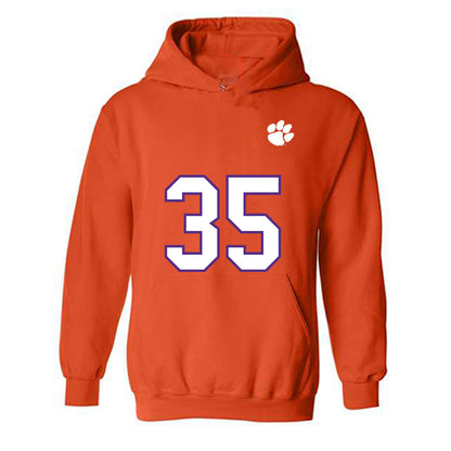Clemson - NCAA Football : Jeremiah Alexander - Replica Shersey Hooded Sweatshirt-0