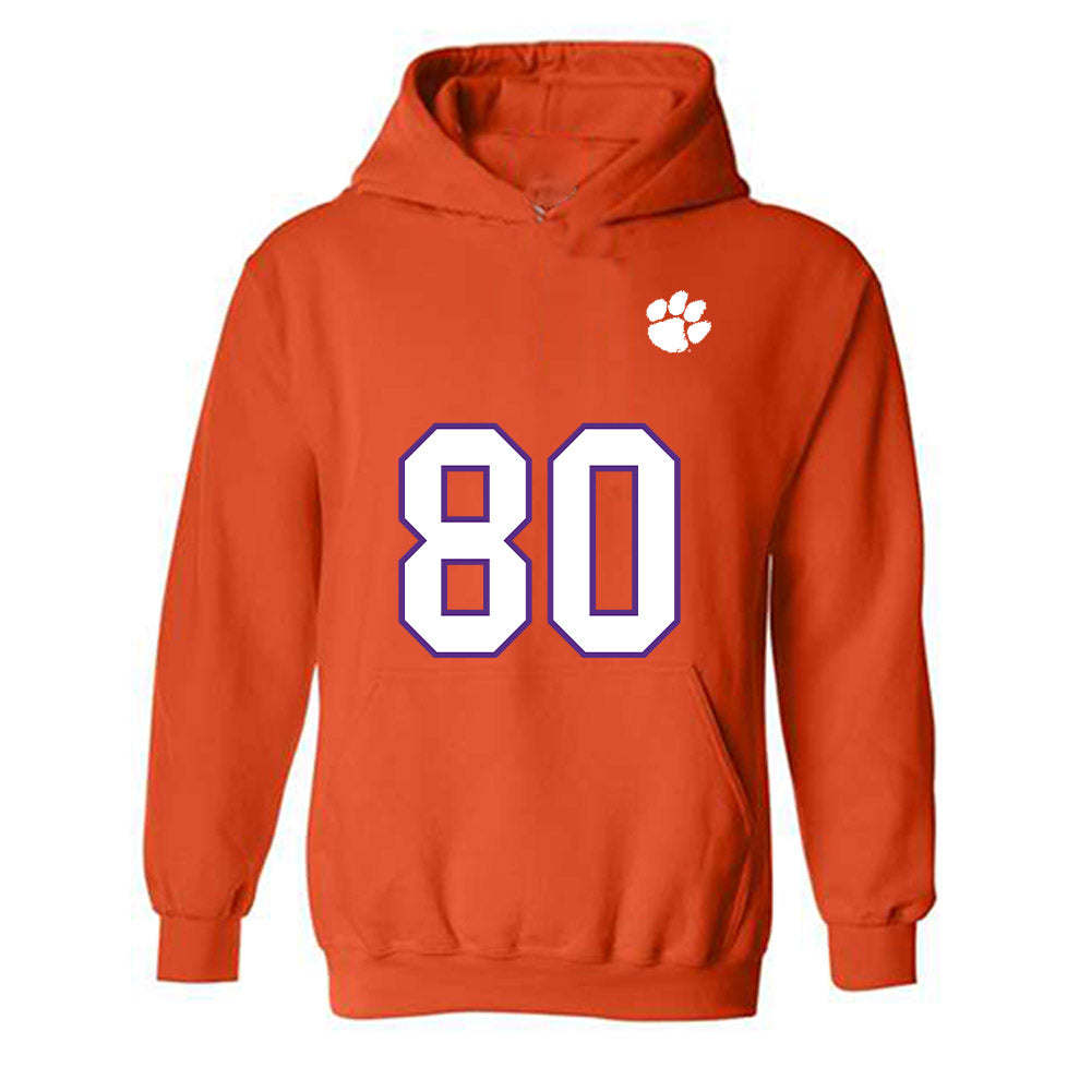 Clemson - NCAA Football : Luke Stubbs - Replica Shersey Hooded Sweatshirt-0