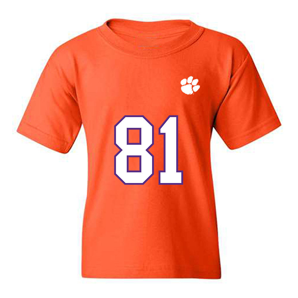 Clemson - NCAA Football : Nolan Hauser - Replica Shersey Youth T-Shirt-0