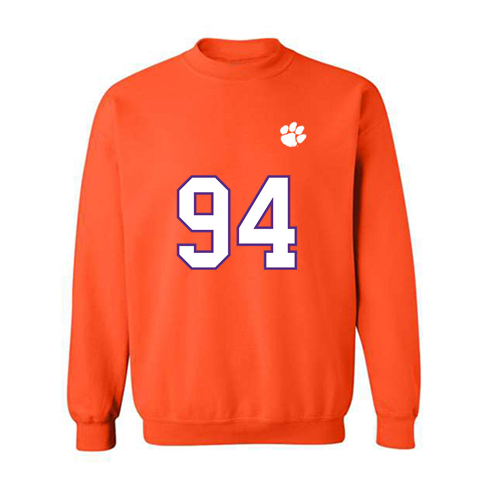 Clemson - NCAA Football : Chapman Pendergrass - Replica Shersey Crewneck Sweatshirt-0