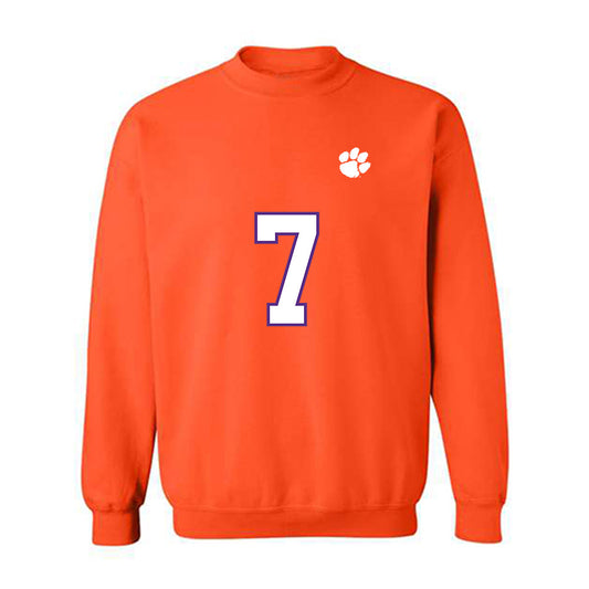 Clemson - NCAA Football : Khalil Barnes - Replica Shersey Crewneck Sweatshirt-0