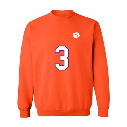 Clemson - NCAA Football : T.J. Parker - Replica Shersey Crewneck Sweatshirt-0