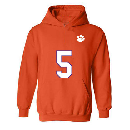 Clemson - NCAA Football : Josh Sapp - Replica Shersey Hooded Sweatshirt-0