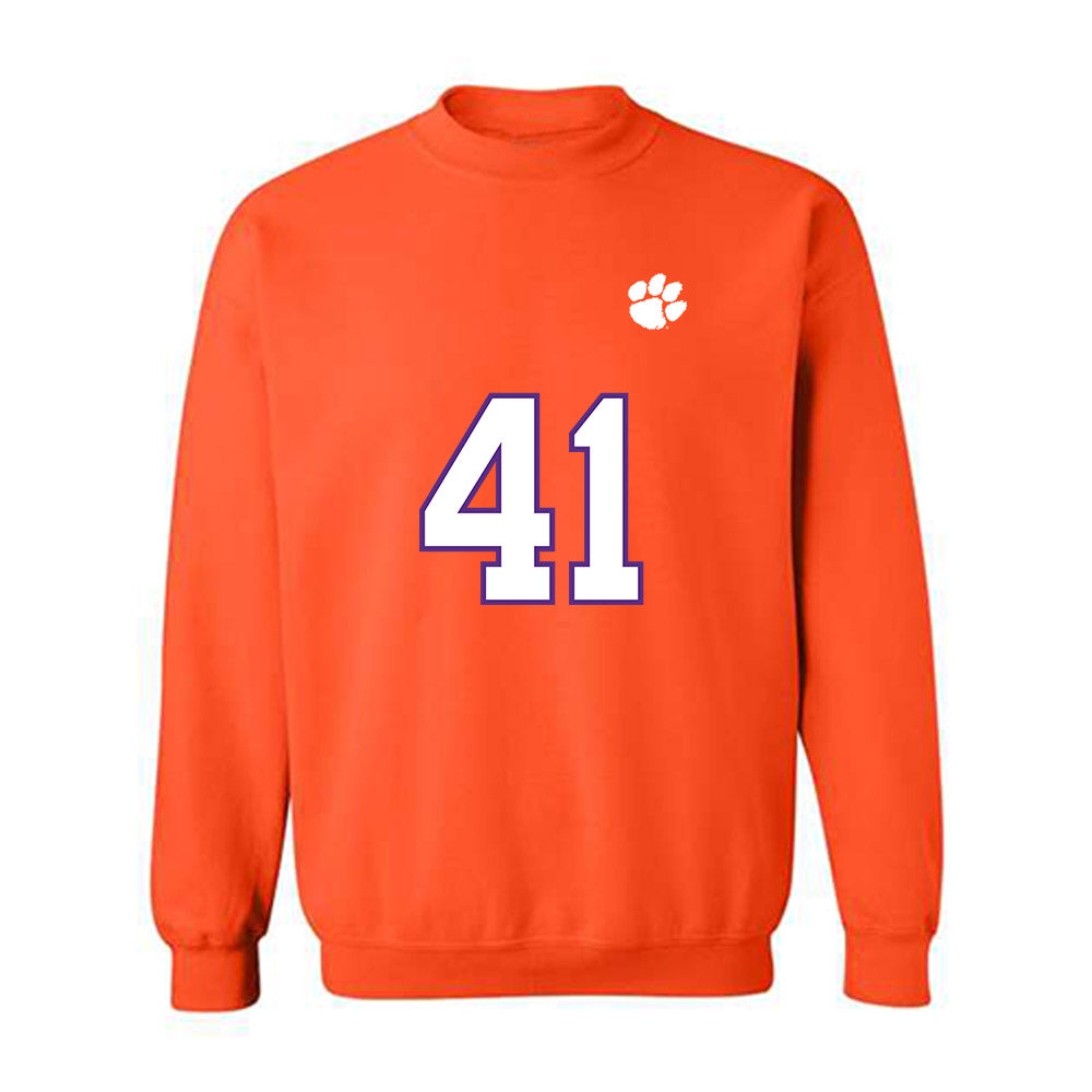 Clemson - NCAA Football : Caleb Nix - Replica Shersey Crewneck Sweatshirt