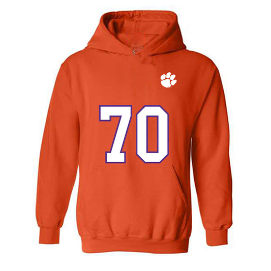 Clemson - NCAA Football : Chancellor Barclay - Replica Shersey Hooded Sweatshirt-0