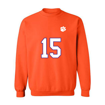 Clemson - NCAA Football : Chris Denson - Replica Shersey Crewneck Sweatshirt-0