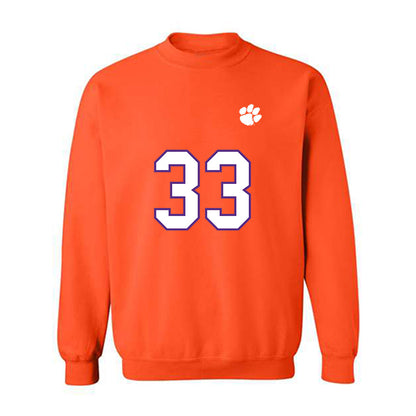 Clemson - NCAA Football : Griffin Batt - Replica Shersey Crewneck Sweatshirt-0