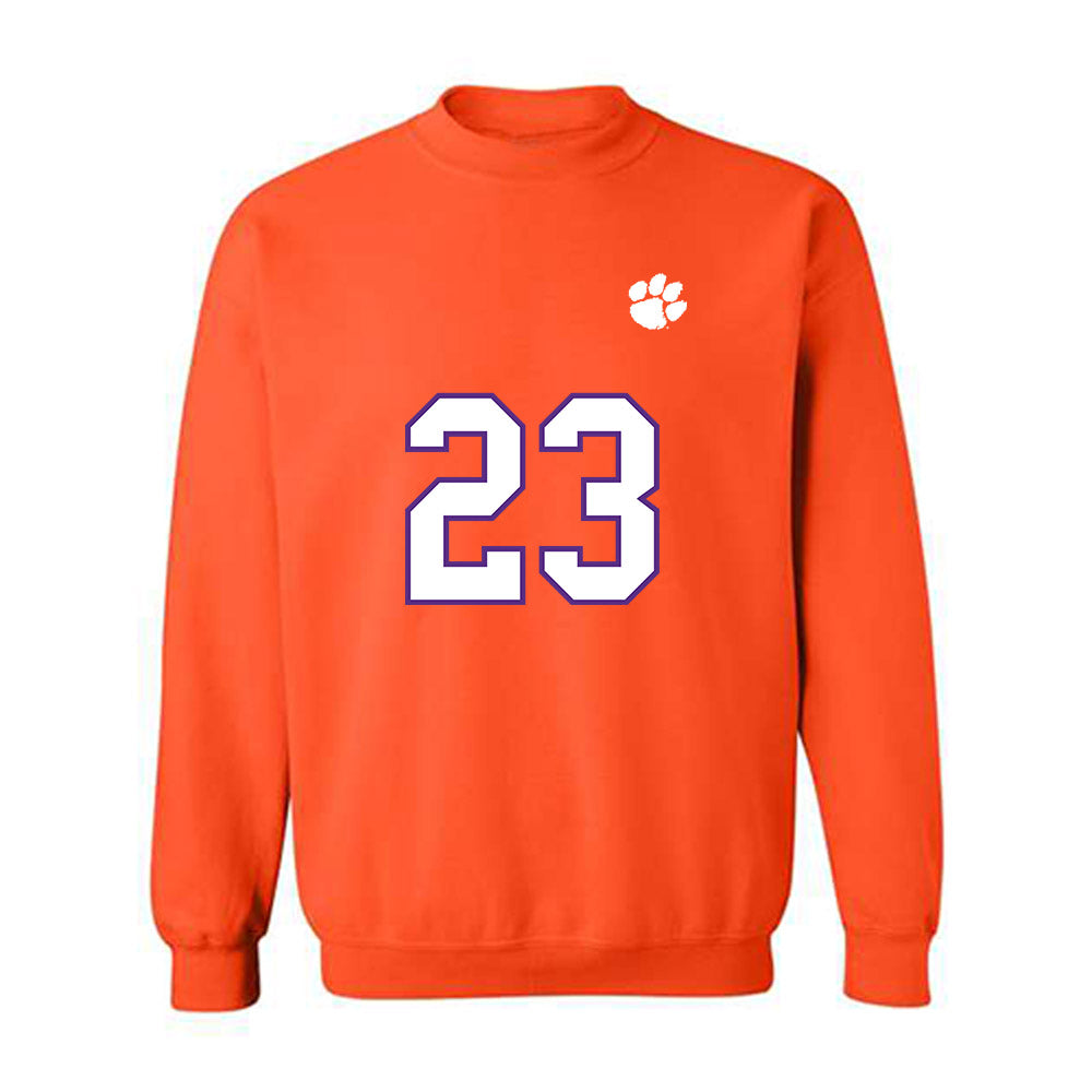 Clemson - NCAA Football : Ashton Hampton - Replica Shersey Crewneck Sweatshirt-0