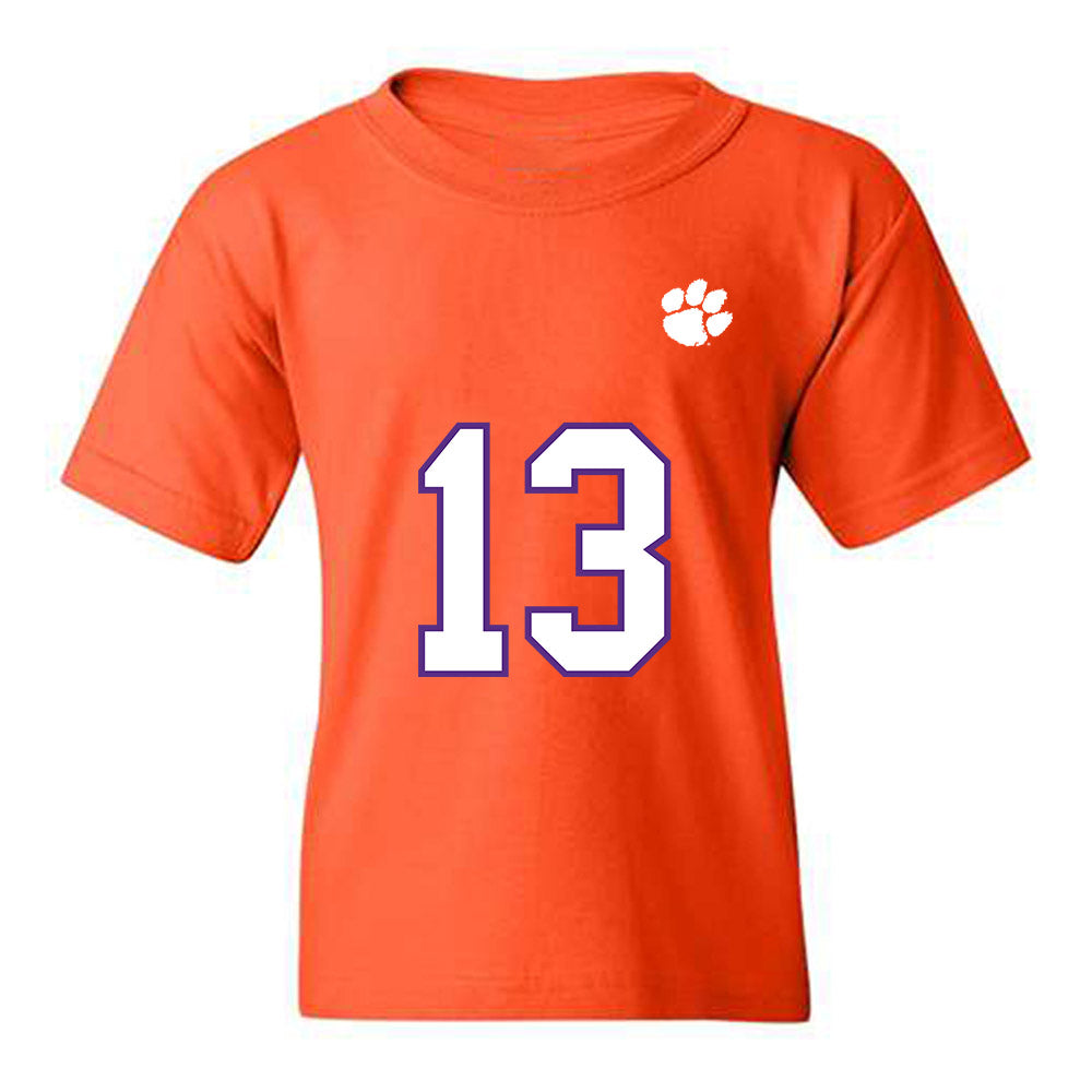 Clemson - NCAA Football : Parker Fulghum - Replica Shersey Youth T-Shirt-0