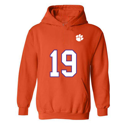 Clemson - NCAA Football : Keith Adams Jr. - Replica Shersey Hooded Sweatshirt-0