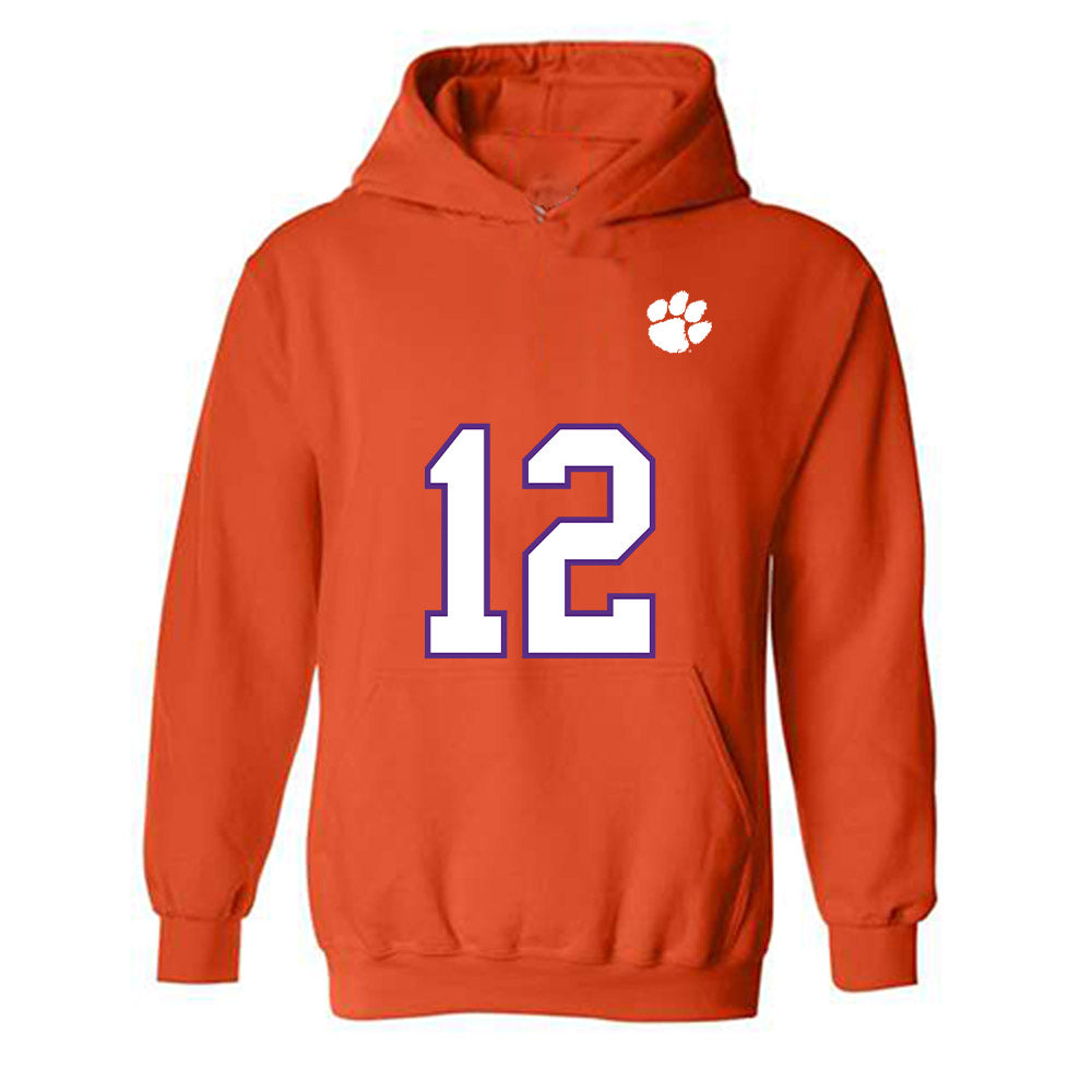 Clemson - NCAA Football : Corian Gipson - Replica Shersey Hooded Sweatshirt-0