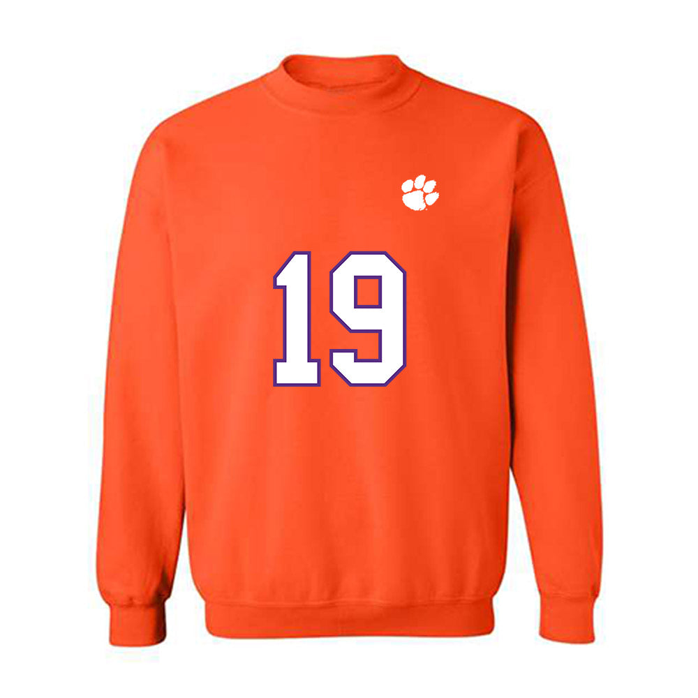 Clemson - NCAA Football : Keith Adams Jr. - Replica Shersey Crewneck Sweatshirt-0