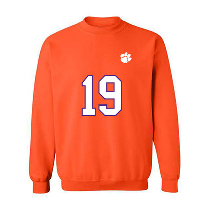 Clemson - NCAA Football : Keith Adams Jr. - Replica Shersey Crewneck Sweatshirt-0