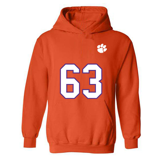 Clemson - NCAA Football : Dominic Cardone - Replica Shersey Hooded Sweatshirt