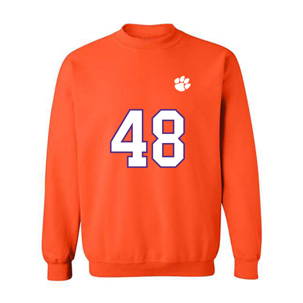 Clemson - NCAA Football : Charlie Reed - Replica Shersey Crewneck Sweatshirt-0