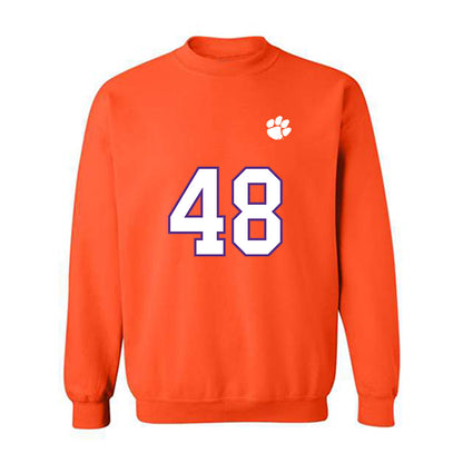 Clemson - NCAA Football : Charlie Reed - Replica Shersey Crewneck Sweatshirt-0